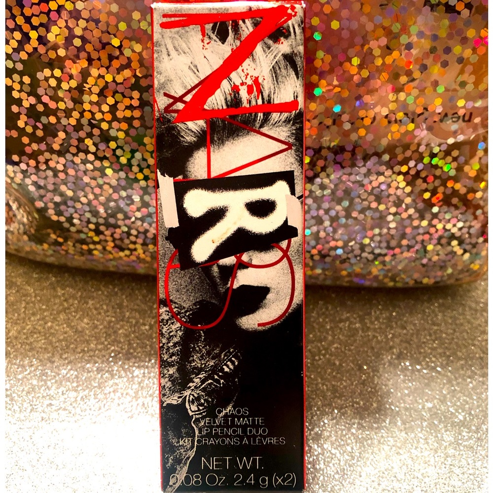 BNIB! NARS CHAOS Velvet Matte Lip Pencil Duo Limited Edition, Discontinued
